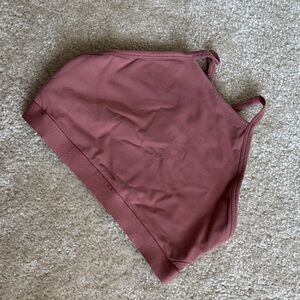 Forever 21 Dusty Rose Strappy Top